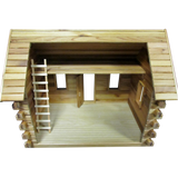 Lakeside Retreat Log Cabin Dollhouse Kit