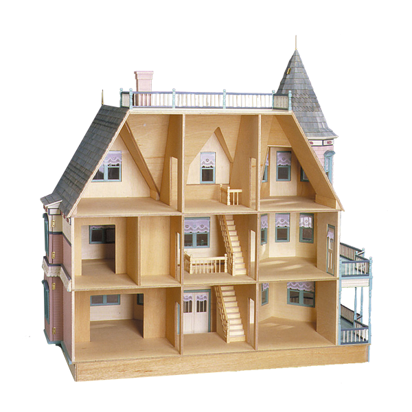 Queen Anne Dollhouse Kit – The Magical Dollhouse