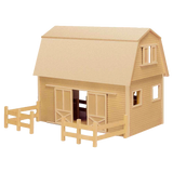 "Ruff 'n Rustic" All American Barn Dollhouse Kit