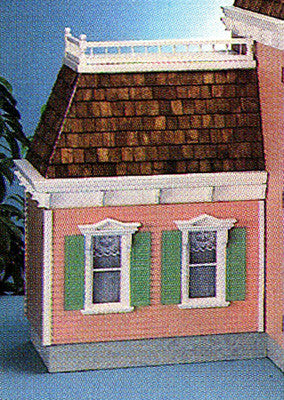 Front Opening Mansard Addition (Lt. or Rt.) Dollhouse Kit