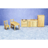 1/2" Modern Oak Kitchen Set of 6