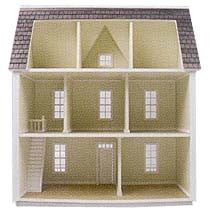 Half scale dollhouse kits deals