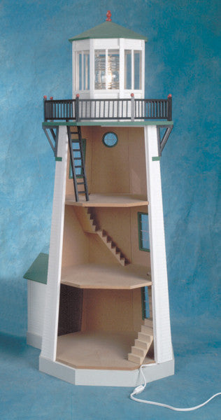 New England Electric Lighthouse Dollhouse Kit The Magical Dollhouse
