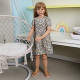 120CM real baby Original Masterpiece Doll toddler princess baby girl 3-4years old dress model ball jointed full body Bebe doll