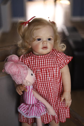 70CM Huge Already Finished Doll Betty As in Picture Bebe Reborn Toddler Girl Doll Princess High Quality Collectible Art Doll