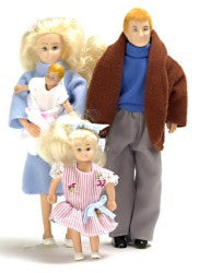 4Pc Modern Doll Family/Blond