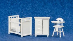 Nursery Set/3/Wht/Wht/Cs