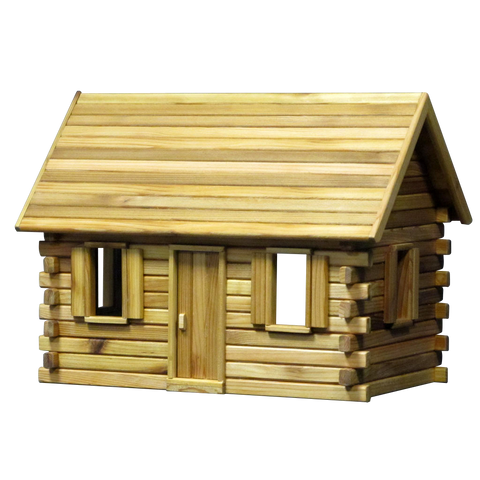 Lakeside Retreat Log Cabin Dollhouse Kit