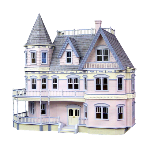 Queen anne dollhouse kit sales