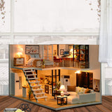 Music Multiple Styles DIY Cabin Craft Dollhouse