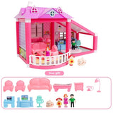 New DIY Family Doll House Dolls Accessories Toy