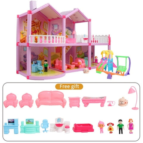 New DIY Family Doll House Dolls Accessories Toy – The Magical Dollhouse