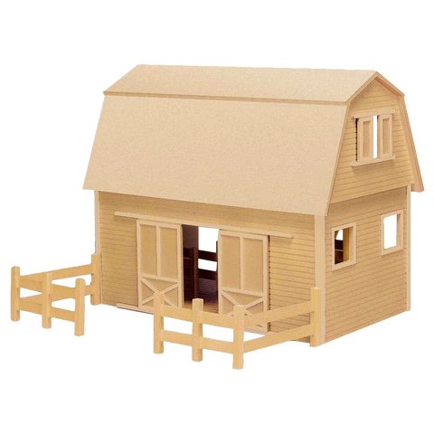 "Ruff 'n Rustic" All American Barn Dollhouse Kit