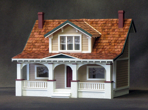 1 Inch Scale Classic Bungalow Dollhouse Kit