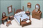 Dollhouse Bedroom Furniture Kit